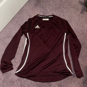 Adidas ClimaCool Longsleeve maroon medium